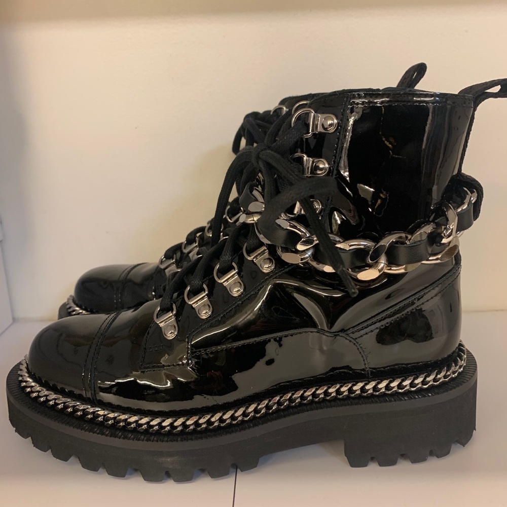 Balmain Patent Leather Boots size 37